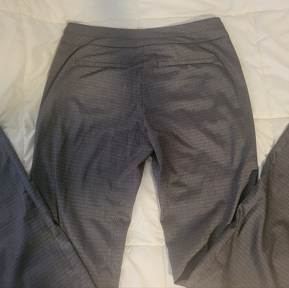 NY&Co Gunmetal Gray & Black Slacks - Picture 4 of 8